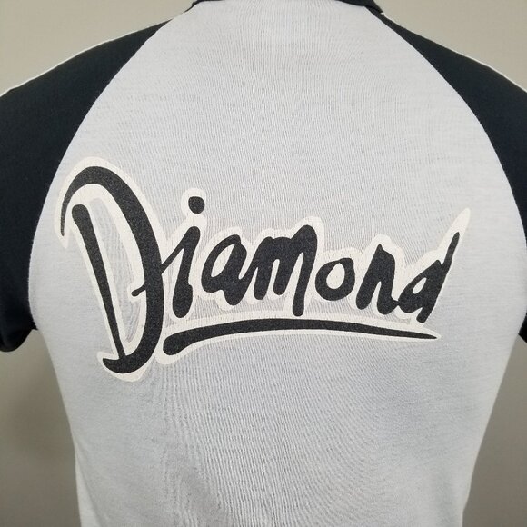 Vintage Neil Diamond Wold Tour 1982 Concert Tee Shirt Size M Raglan T-Shirt Top - Picture 8 of 10